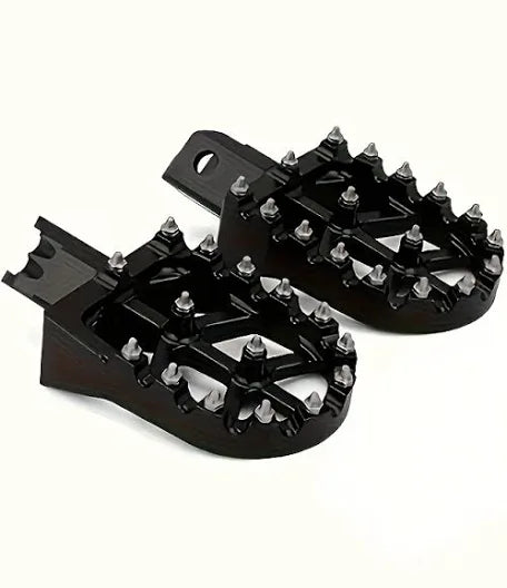 Black Spikey Pegs for Surron/RTR/Or any Emoto